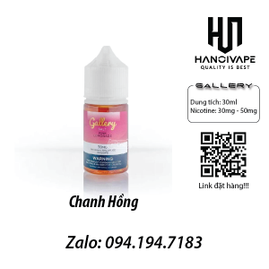 Tinh dầu vape Juice Gallery Chanh Hồng