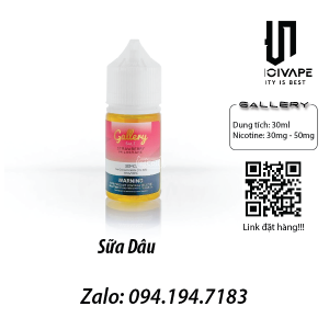 Tinh dầu vape Juice Gallery Sữa Dâu