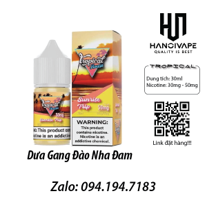 Tinh dầu vape Juice Tropical Dưa gang đào nha đam