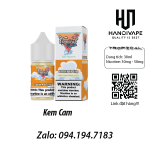 Tinh dầu vape Juice Tropical Kem Cam