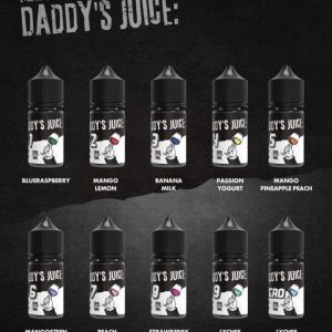 Bảng hương vị Juice Daddy