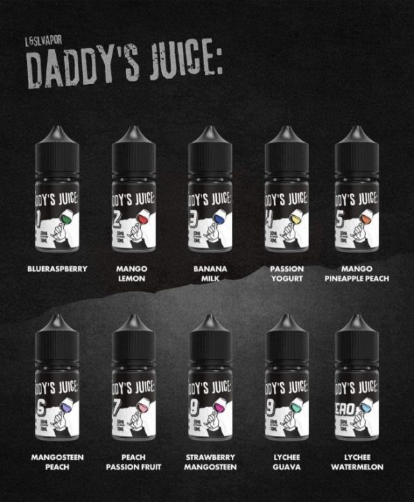 Bảng hương vị Juice Daddy